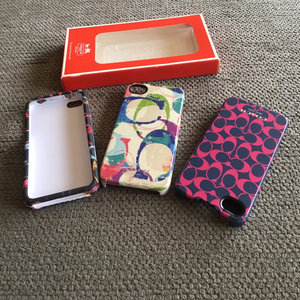 Coach phone covers