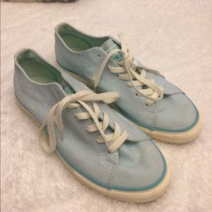 Converse One Star mint colored shoes