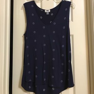 Navy blue tank top