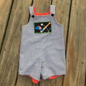 Reversible boys overalls