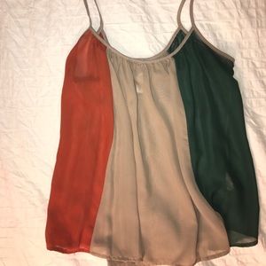 Tri Color Blouse