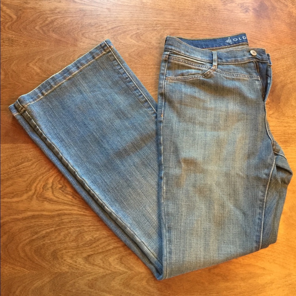 Old navy flares.