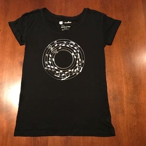 Endless anthem black graphic shirt