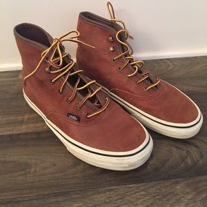 VANS High top leather sneakers