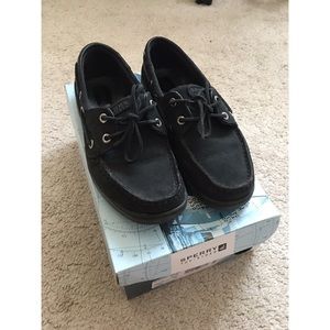 Sperry Top-Sider Black Boat Shoe