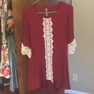 Maroon dress