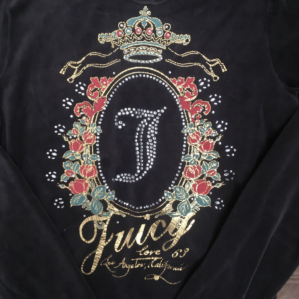 Limited Edition Juicy Couture Velour Hoodie