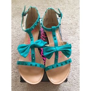 Betseyville Turquoise Sandals