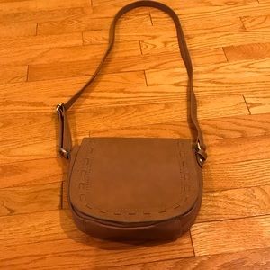 Merona Brown Satchel Crossbody
