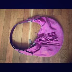 Coach  suede bag