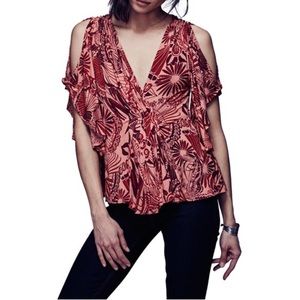 Free People 'Amour' Abstract Floral Print Top, 102