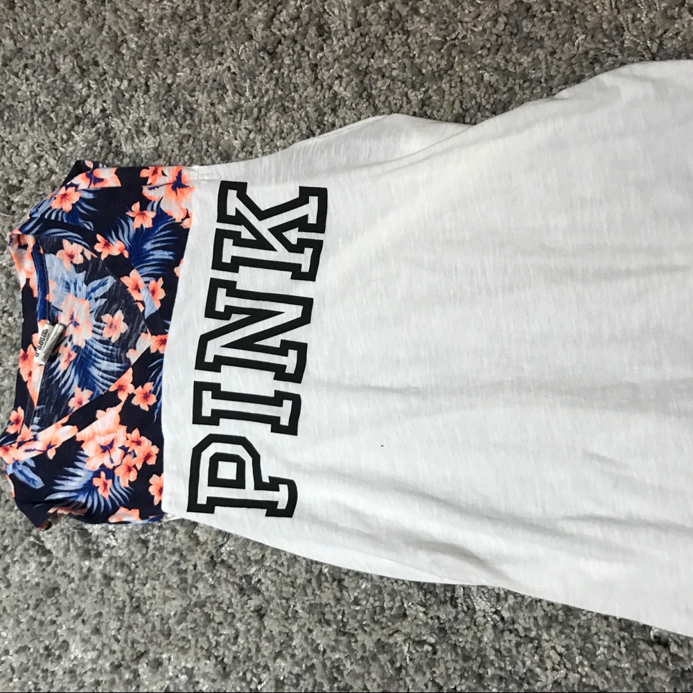 VS PINK Floral Tank