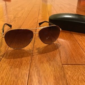 Coach Aviators HC7060 (L952) Gold/Tortoise - NEW