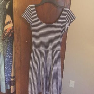 Blue stripe dress