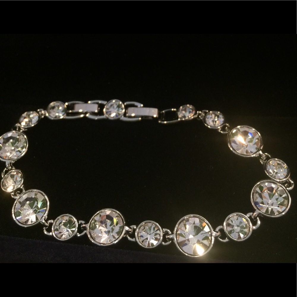 Silver & Clear Swarovski bracelet