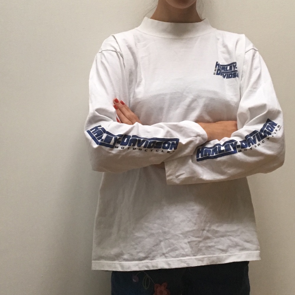Harley Davidson long sleeve Mock neck