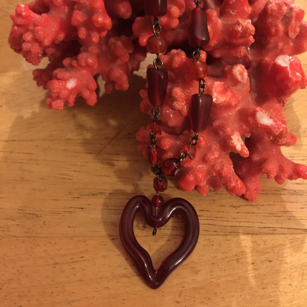 Vintage glass necklace