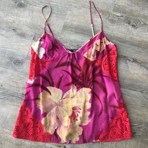 Victoria's Secret xs pink silk tank