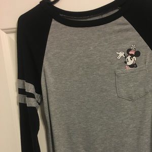 Long sleeve Minnie Mouse shirt