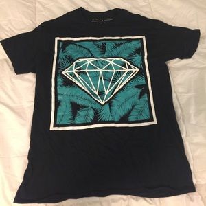 Pacsun Diamond floral T shirt
