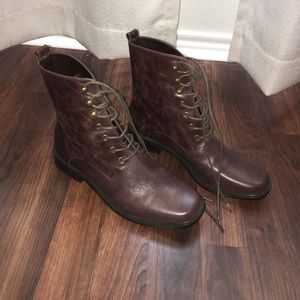 Lace Up Combat Boots