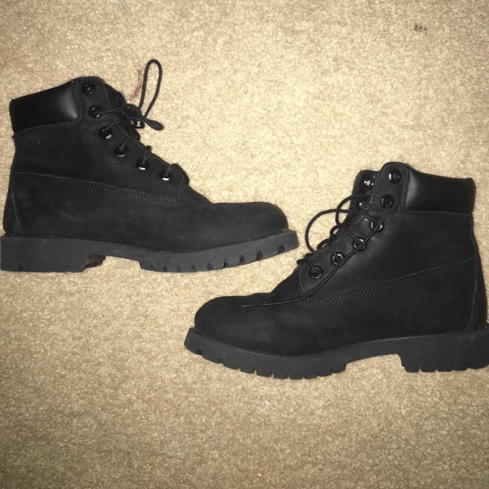 Black Matte Timberlands