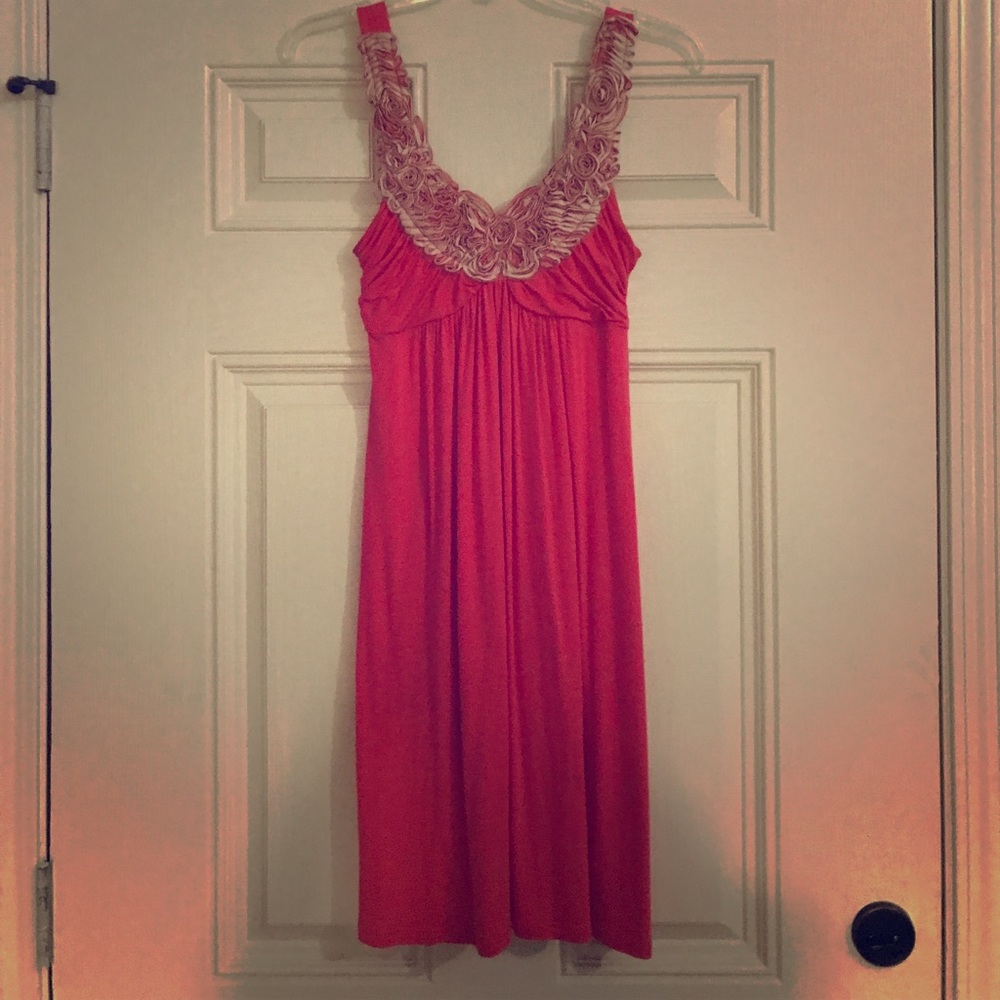 Pink/melon dress