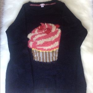 Cupcake print sweater