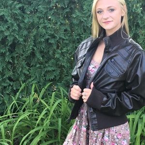 Vintage Brown Leather Jacket