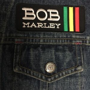 BobMarley Logo Jeans Jacket…