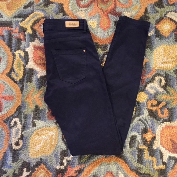 Zara Denim - NWOT Zara Navy Blue Skinny Leg Denim Jeans Pants 2