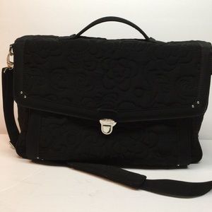 Vera Bradley quilted computer bag.