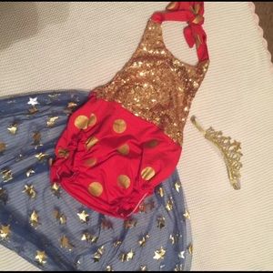 Wonder Woman baby girl romper!