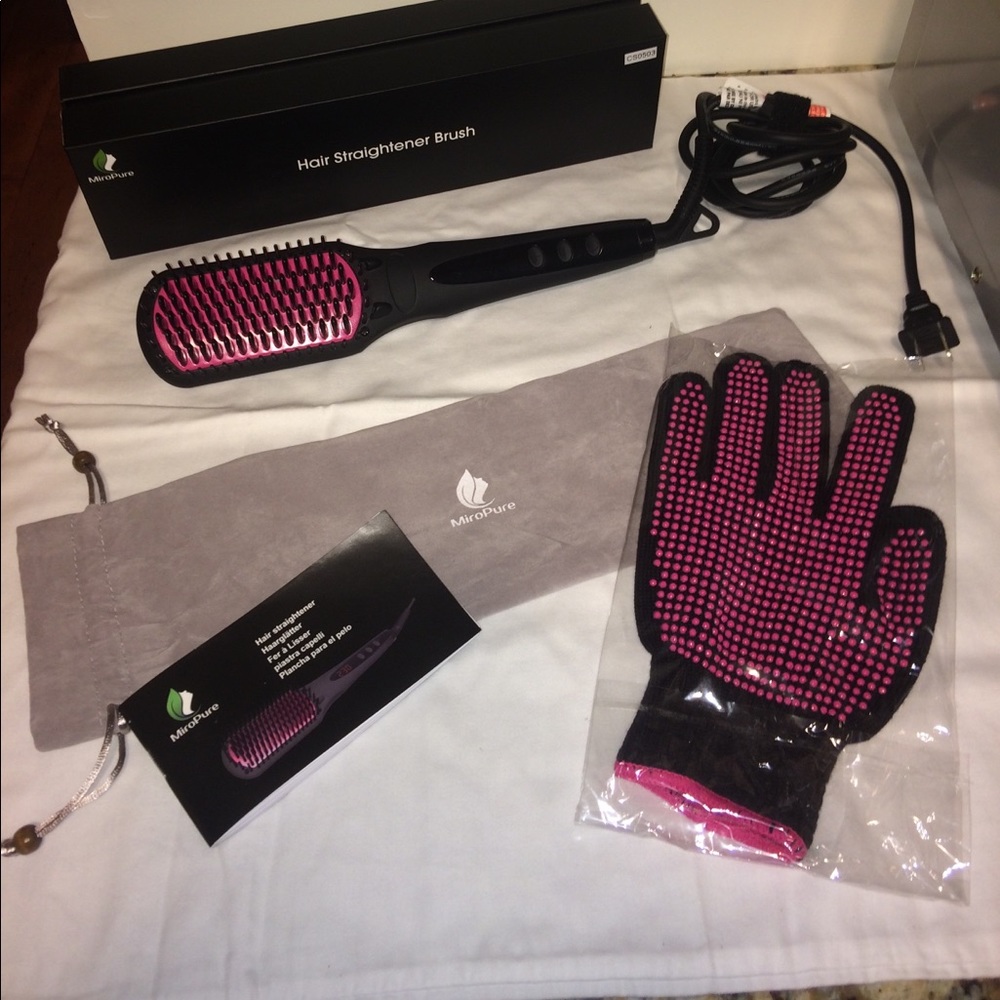 Micropure Hair Straightener Brush!