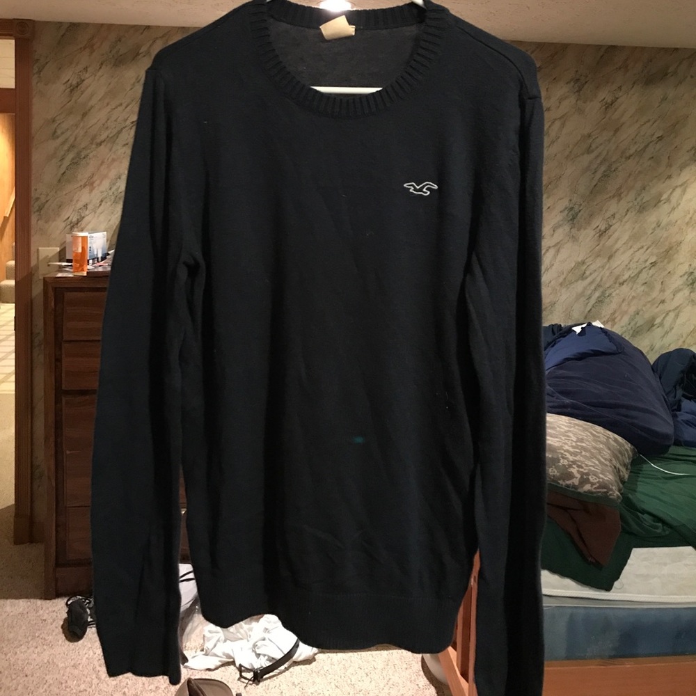 Navy Blue Hollister Sweater