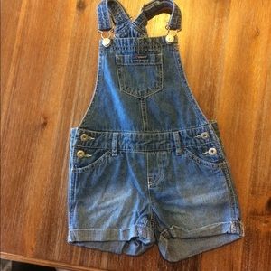Girls overall shorts
