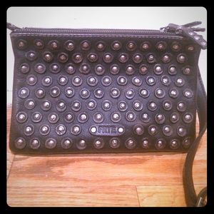 Studded Black Frye Satchel