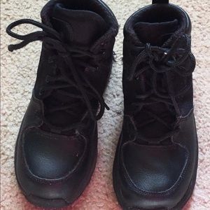 Nike Hi top boots.  Leather/Canvas