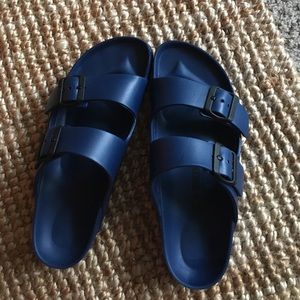 Navy rubber Birkenstock