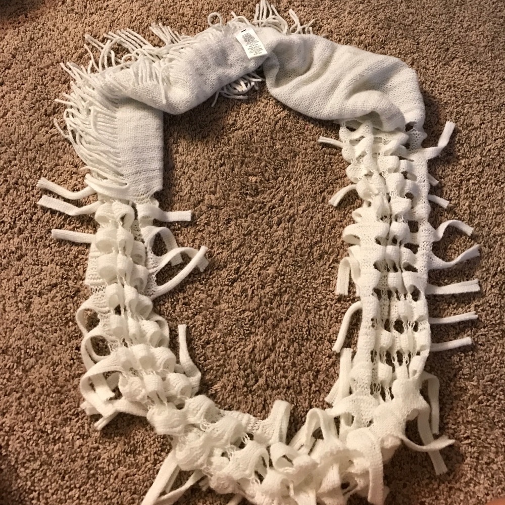 Cream Soft Infinity Scarf