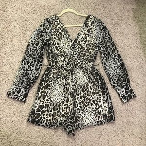 Leopard Romper