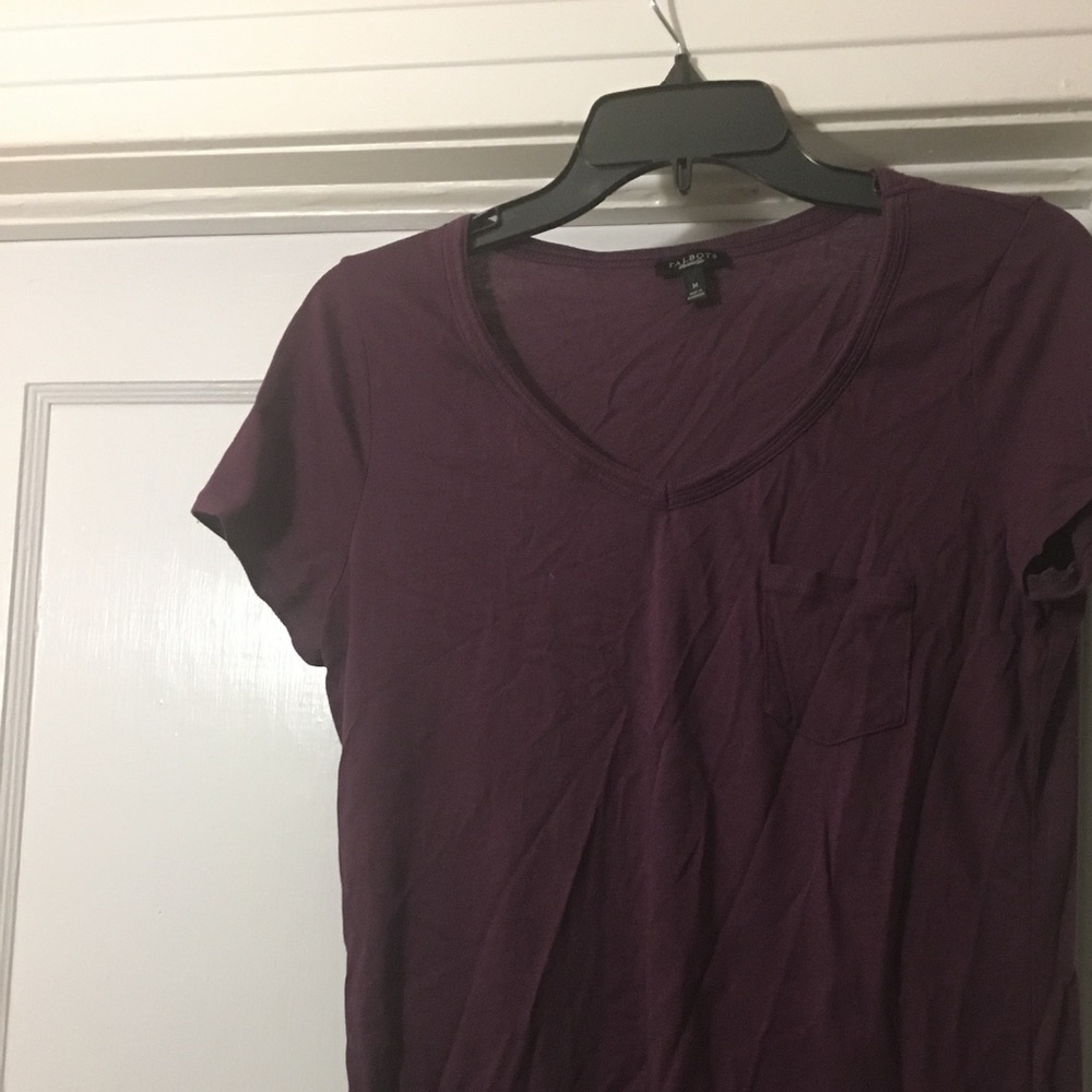 Talbots purple tshirt