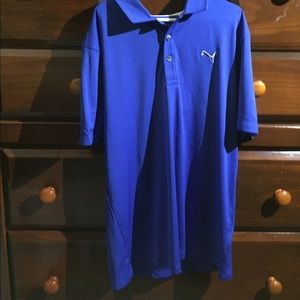 A puma dry fit golf shirt