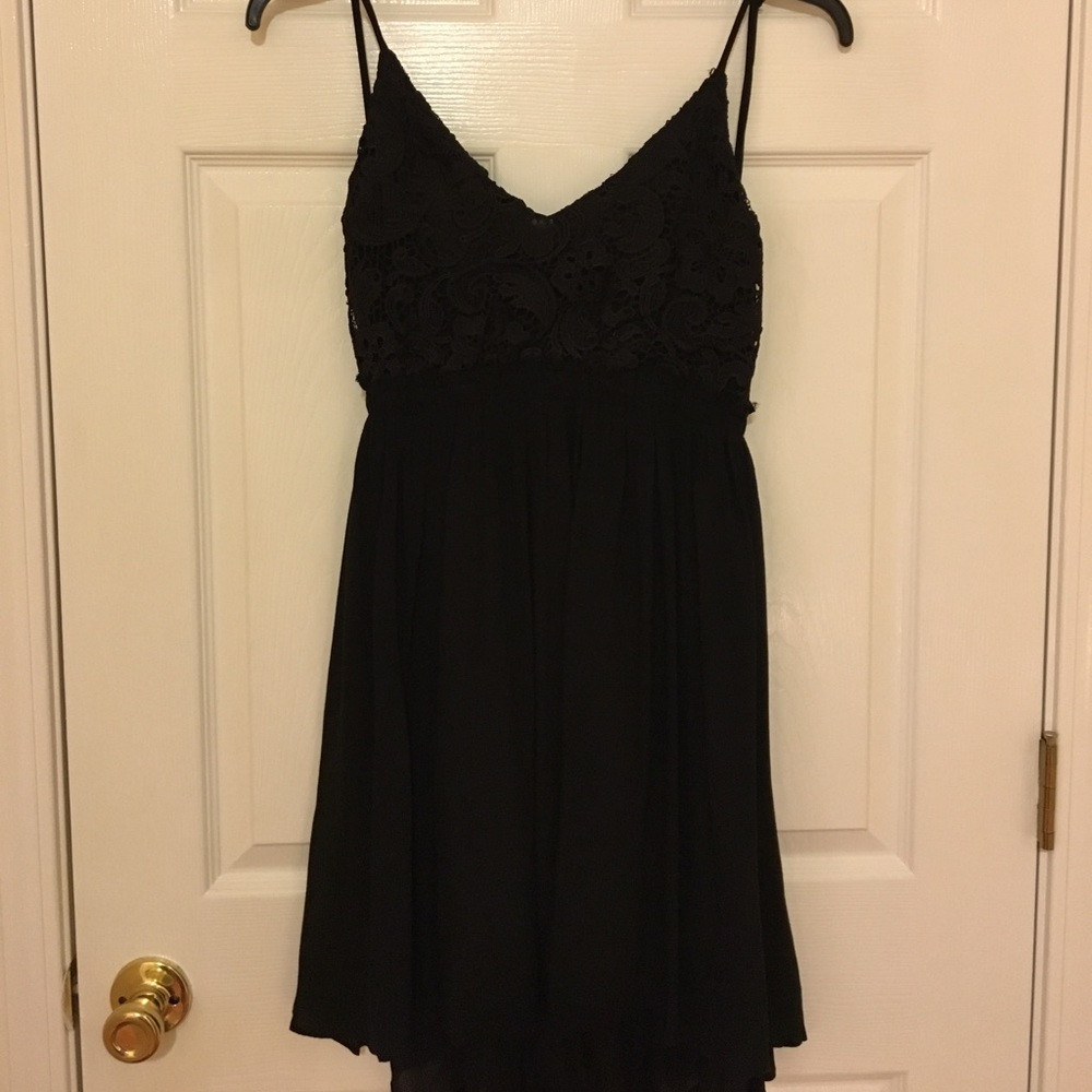 Backless Black Dress