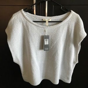 Eileen Fisher knit crop top NWT