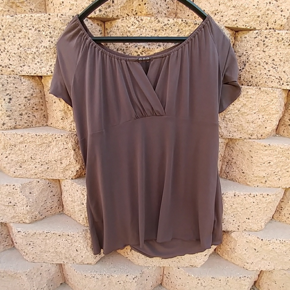 Brown blouse