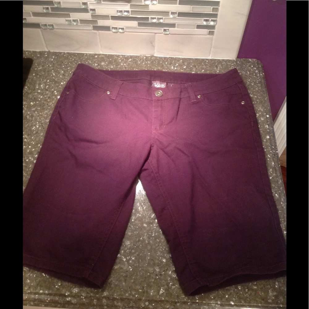 City Streets Purple Shorts 13