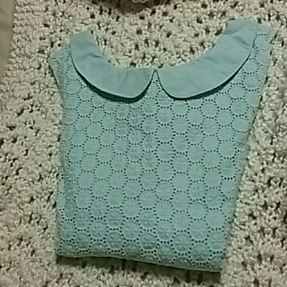Turqoise dress tank