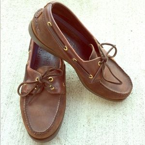 Sperry Top-Sider Leather Boat Shoes Brown