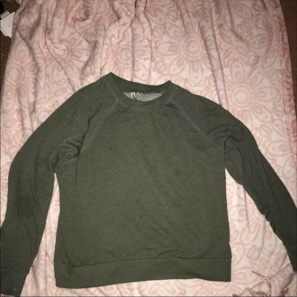 Olive Green Basic H&M Shirt
